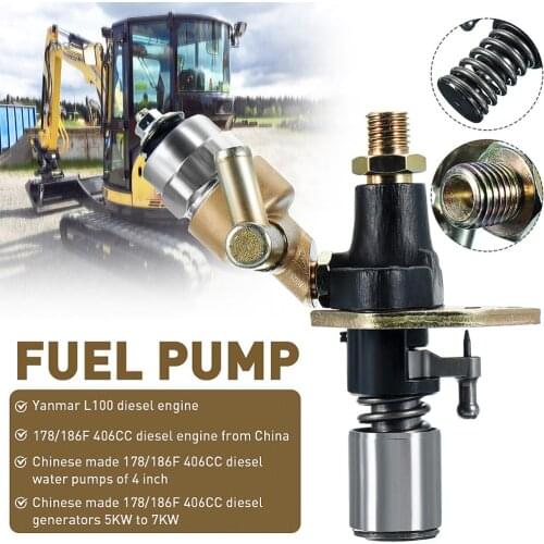 Fuel Injector Injection Pump w/ Solenoid KDE6700T For Diesel Generator Engine