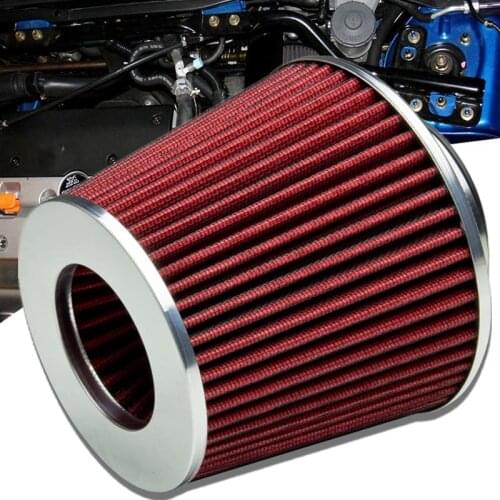 Universal Clamp-On Air Filter 3in/3.5in/4in Car Air Filter High Flow Cold Air Intake System Automobiles Filters Car accessories