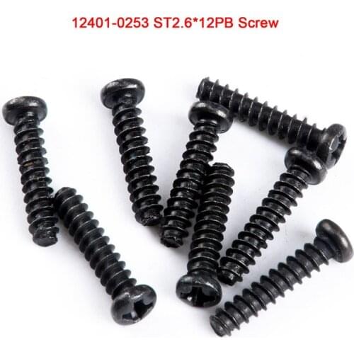 WL Toys RC Car Spare Parts Screw Accessories 12401-0253 ST2.6*12PB Screw/0254#ST3*10PB Screw/0255#3*10PBWM7/0256#3*12PM Screw