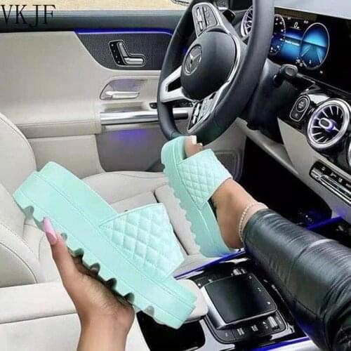 Women Sandals Platform Sandals Shoes Women Bow 2021 Summer Sandals Slipper Indoor Outdoor Flip-flops Beach Shoes Female Slippers