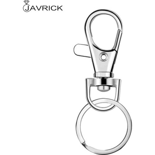 100Pcs Alloy Lobster Clasps Hooks with Jump Rings DIY Jewelry Making Keychain