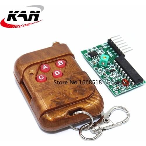 1set IC 2262/2272 4 Channel 315Mhz Key Wireless Remote Control Kits Receiver module