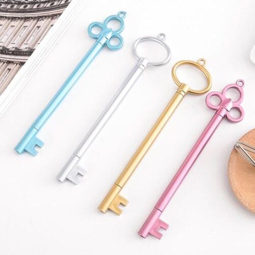 6pcs/lot Novelty key design gel pens Funny writing pen Office accessories Canetas School stationery student supplies (tt-2904)