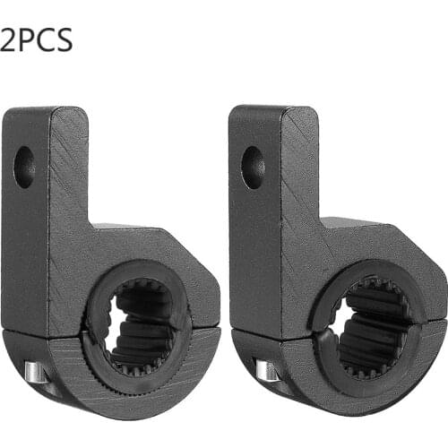 2PCS Motorcycle LED Work Light Installation Bracket Modification Bracket Alloy Mounting Bracket Clamp 30-32MM