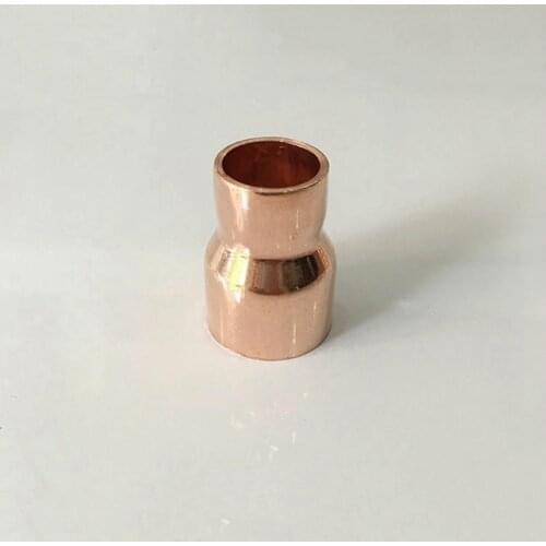 25mm X19mm Inner Diameter Copper End Feed Straight Reducing Coupling Plumbing Fitting Scoket Weld Water Gas Oil