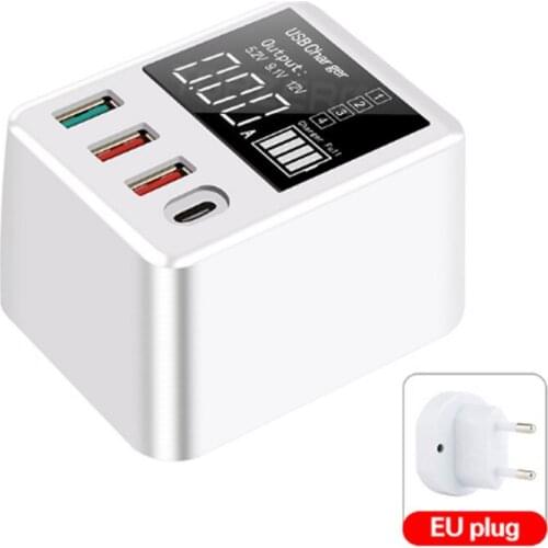 40W Quick Charge QC3.0 USB Charger Wall Travel Mobile Phone Adapter Fast Charger USB Charger For Smartphone Tables
