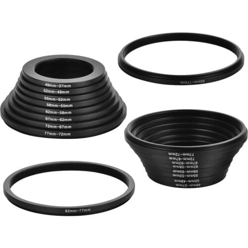 Filter Step Down Rings Adapter 58mm to 55mm 58-55 58-55mm 58mm-55mm Filter Lens Rings for DSLR Camera Accessories