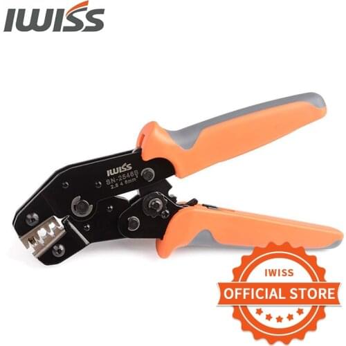 IWISS SN-2546B MC3/4 Solar PV Connector Crimping Tools for for AWG14-10 2.5/4/6mm2 Solar Panel PV Cable with Wire EDM Die