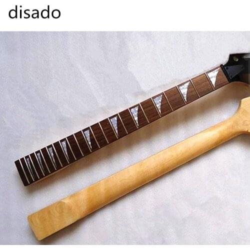 Disado 22 Frets Electric Guitar maple Neck with guitar strings nut Wholesale Guitar accessories musical instruments Parts