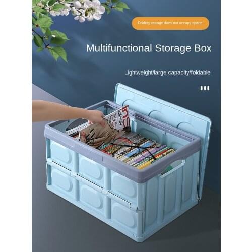 Bookcase Foldable Storage Box for Student High School Books Storage Box Artifact Household Storage Organizing Box
