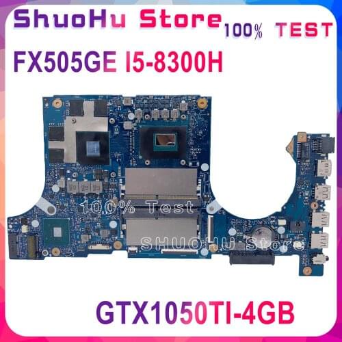 KEFU FX505GE For ASUS FX505G FX505GD FX505GE FX86F Laptop Motherboard Tested Work Original GTX1050TI-4G I5-8300H CPU