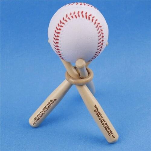 Mini Baseball Bat Display Rack Holder Little League High School Ring Bearer Gift Coach Groomsmen Gift For Him Engraved Custom