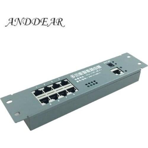 Mini router module Smart metal case with cable distribution box 8 ports router OEM modules with cable router Module motherboard