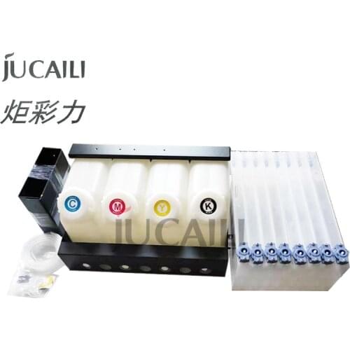 Jucaili 1 set bulk ink system for Roland VS640 VS420 VS540 MIMAKI Mutoh ciss ink supply system 4 tanks +8 ink cartridges kit