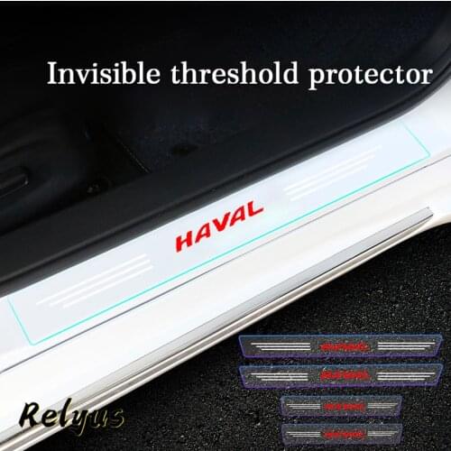 Car Door Sill Stickers Edge Protector Anti Scratch Transparent Film For Haval Great Wall H6 F7 F7X H2 H9 H3 H5 H1 F5 F9 H4