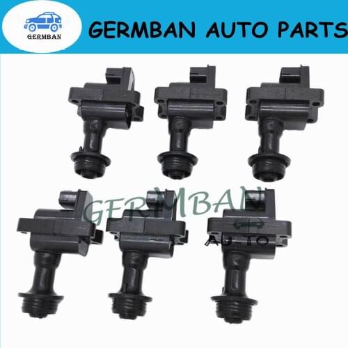 Newly & Fast SHIPPING!6 pcs Ignition Coils Pack For Skyline S1 Series 1 R32 R33 RB20DET RB25DET RB26DETT 22433-60U02 2243360U02