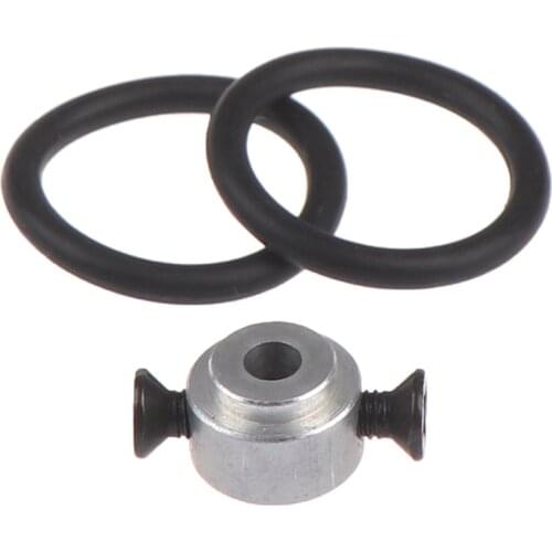New 3.17mm Hole Dia RC Propeller Prop Saver Adapter w Black Rubber O Ring High Quality