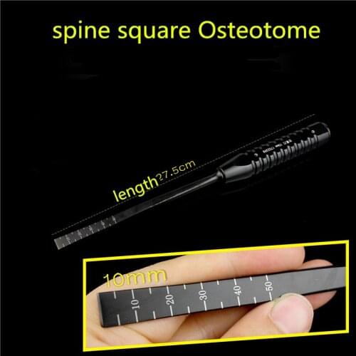 Orthopedic instruments medical square bone knife bone chisel metal handle osteotome hip joint tibia platform osteotomy tool