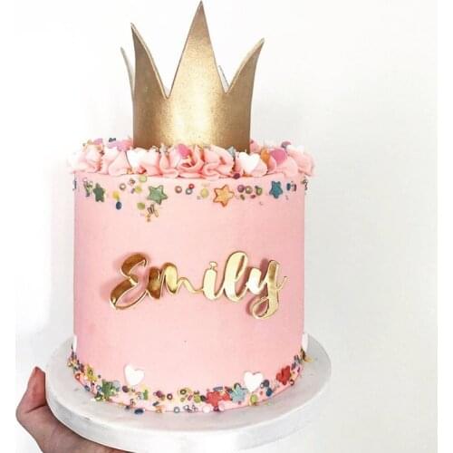 Custom name cake charm personalised topper decor party cake decorating ideas birthday cake Topper /Acrylic Name Charm