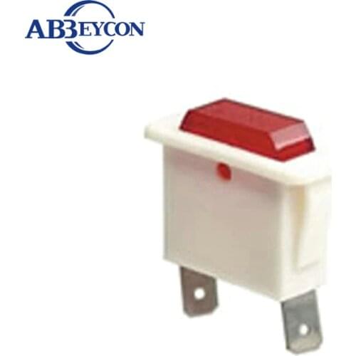 ZS98 XCD3 rectangular indicator lamp white housing indicator light 2pin pilot light