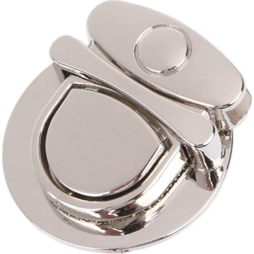 Buckle Twist Lock Hardware For Bag Shoulder Handbag DIY Craft Turn Locks Clasp 37MF
