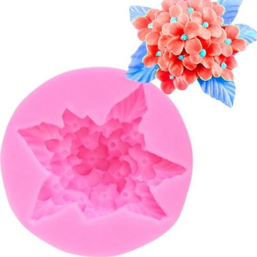 3D Flower Silicone Soap Mold Form Fondant Decorating DIY Resin for Making Mould Handmade Craft Tool