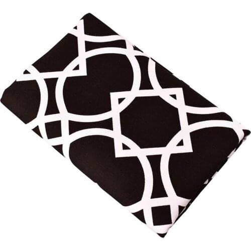 DwaIngY Geometry Series Cotton Canvas Fabric Handmade Sewing DIY tablecloth Sofa Curtain Bag Home Decoration Material Half meter