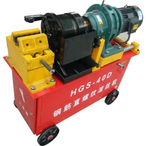 Gs-40b Thread Threading Machine Automatic Electric Straight Thread Threading Machine Steel Bar Straight Thread Rolling Machine
