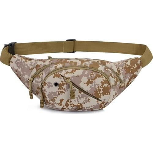 Military Tactical Waist Pack Men Women Camouflage Belt Bag Travel Casual Fanny Pack Mobile Phone Wallet Hiking Chest Bag Outdoor