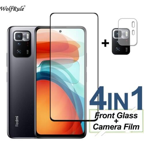 Full Cover Tempered Glass For Xiaomi Poco X3 GT F3 M3 Pro NFC Screen Protector Protective Phone Camera Lens Film on Poco X3 GT