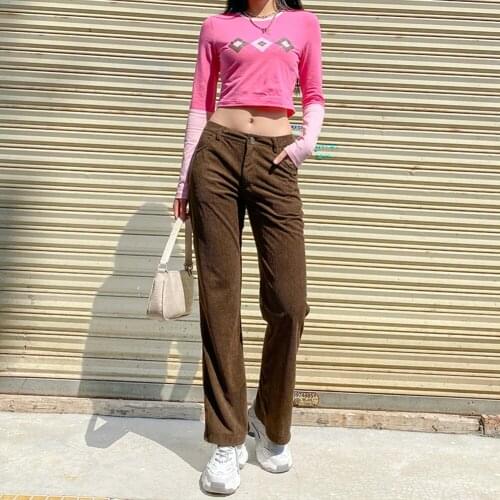 Zebery Women's Corduroy Trousers