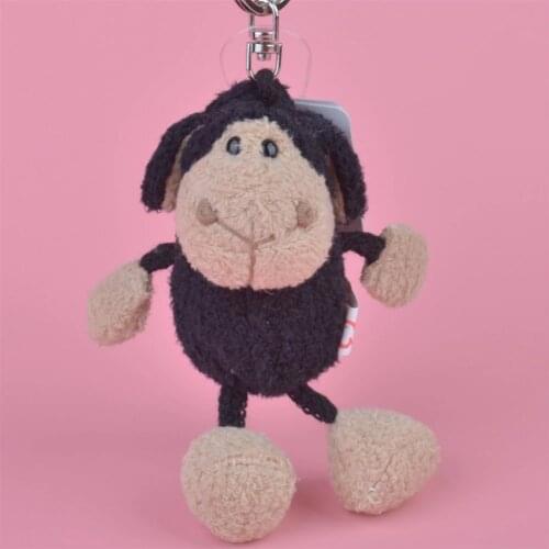 1 Pcs Black Sheep Small Plush Pendant Toy, Kids Doll Keychain / Keyholder Gift Free Shipping