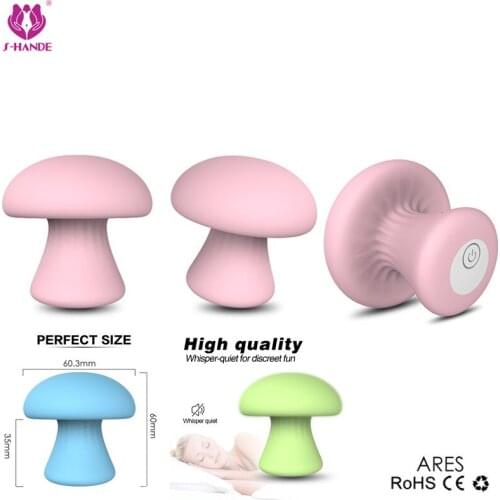 2021 New Mushroom Shape 9 Speeds Vibrating Eggs G Spot Clitoral Stimulation Body Massager Vibrator Adult Sex Toys for Momen