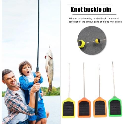 4Pcs Fishing Baiting Rigging Needle Carp Fishing Baiting Rig Tool Set for Bait Threading DIY Carp Fishing Gear Tackle pesca Kit