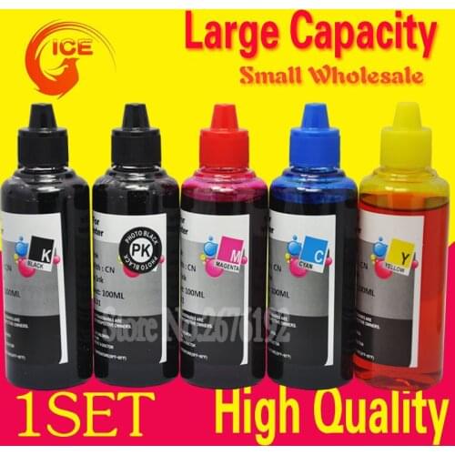 500ML INK For Canon PIXMA iX4000 iX5000 MP500 MP510 MP520 Printer Cartridge Ink Kit Refilling ink Kits PGI5BK