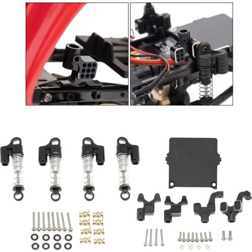 Aluminum Shock Absorber Fit for Axial SCX24 90081 1:24 Off-Road RC Car Parts