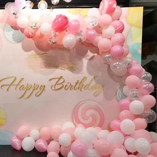 5M Plastic Balloon Chain for Wedding Decoration Party Birthday Balloons Accessories Holder Backdrop Chain Arch Decor Christmas