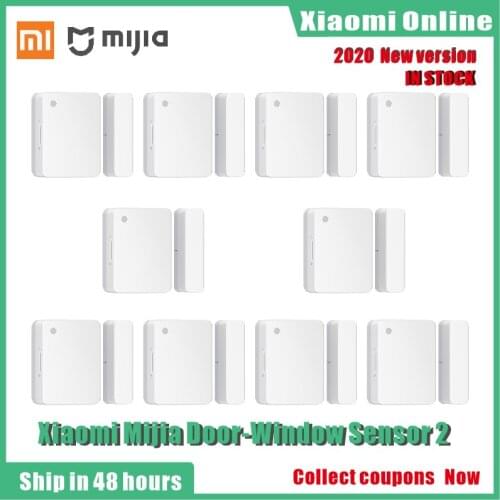 2020new Xiaomi Mijia Door Window Sensor 2 Intelligent Mini Door Sensor Pocket Size Smart Home Automatic Control For Mi home app