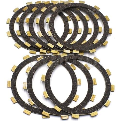 Motorcycle Clutch Friction Plates Disc For YAMAHA FZ600 1986-1988 YX600 1986-1989 XJ650 Maxim 650 1980/1983 FZX700 Fazer 1986-87