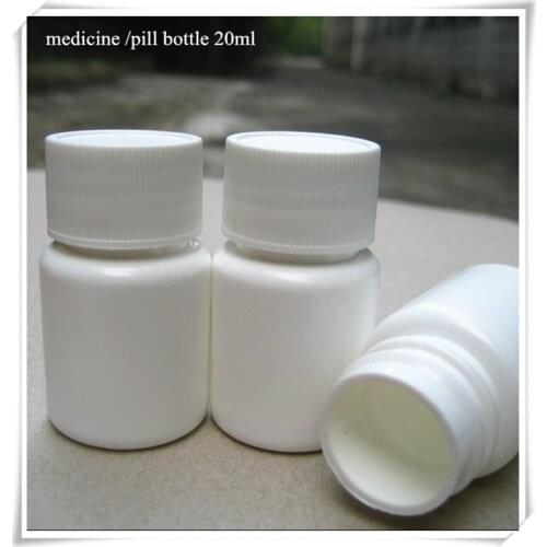 Pharmaceutical pill bottle 20cc pe bottle for pill with SGS $test report