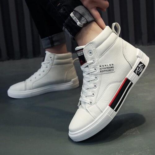 High Top Spring Mens Sneakers Men Sport Shoes Male Running Shoes Mens White Sports Shoes Tennis 2020 Sneackers Working A-947