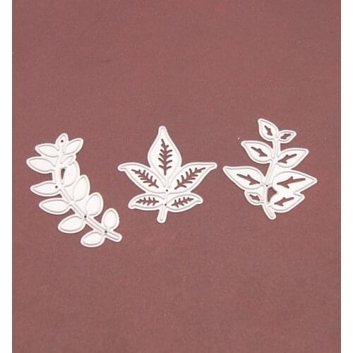 Metal cutting dies cut die mold Various leaves leaf shape Scrapbook paper craft knife mould blade punch stencils die N10