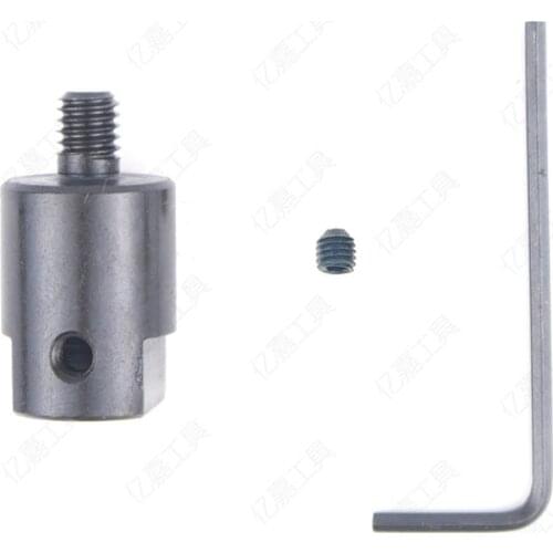 M6-3.17mm/4mm/5mm/6mm/8mm M5-5mm Motor Shaft Coupler Sleeve Saw Blade Coupling Joint Connector Chuck Adapter