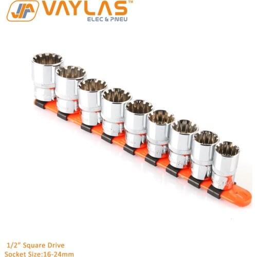 Socket Set Torque Wrench Accessories 1/2" Square Drive 16-24mm For Electric Wrench Pneumatic Wrench Use