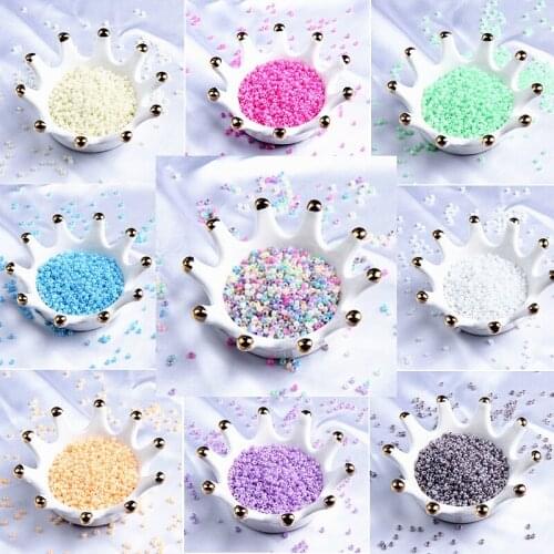 New 3mm cream beads Charm Czech Glass Seed Beads DIY Bracelet Beads for Jewelry Making Earring Necklace