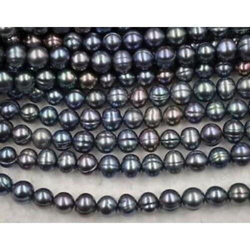Wholesale 10 strands 7-8mm cultured peacock pearl free shipping 14