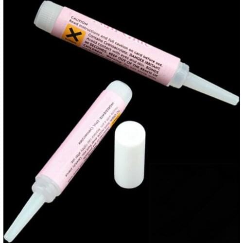 Wholesale Pro Strong 2g Acrylic False Nail Tip Glue Fake Nail Art Bond Manicure nail adhesive bonder 10000pcs/lot free shipping