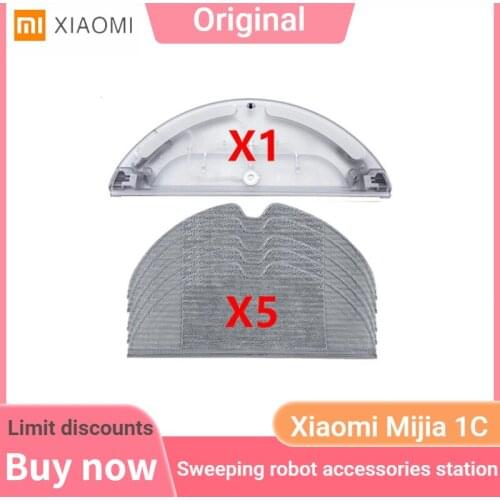 100% original Xiaomi Mijia 1C sweeping vacuum cleaner robot accessories electric control water tank cleaning cloth mop set