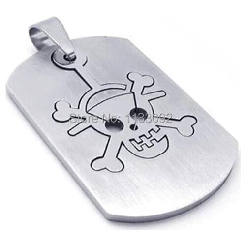 Skull Pendants Necklaces For Men And Women,High Quality 316L Stainless Steel NecklaceJewelry,Fashion Free Chain