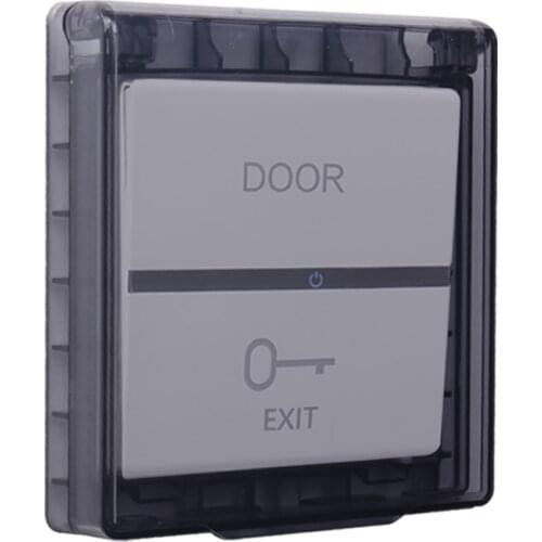 86 type switch self-adhesive ultra-thin waterproof box bathroom touch switch waterproof cover black socket splash-proof box